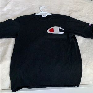 Black champion shirt